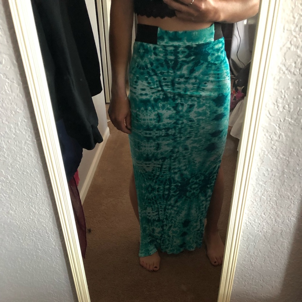 Tie Dye Maxi Skirt